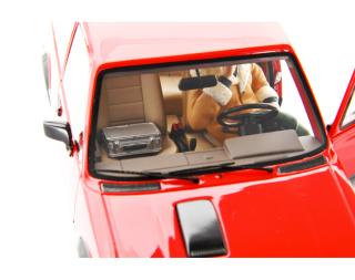 Innocenti De Tomaso Turbo 1983 Rosso & Jerry Calà (Billo)  Laudoracing 1:18 Resinemodell (Türen, Motorhaube... nicht zu öffnen!)